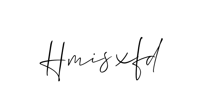 Make a beautiful signature design for name Hmisxfd. With this signature (Allison_Script) style, you can create a handwritten signature for free. Hmisxfd signature style 2 images and pictures png