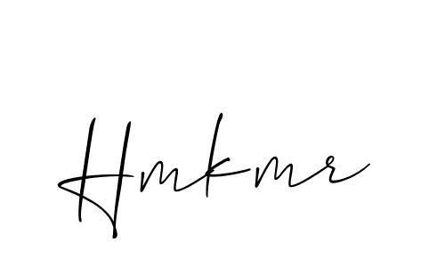 Allison_Script is a professional signature style that is perfect for those who want to add a touch of class to their signature. It is also a great choice for those who want to make their signature more unique. Get Hmkmr name to fancy signature for free. Hmkmr signature style 2 images and pictures png