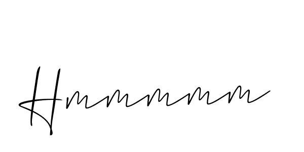 Make a beautiful signature design for name Hmmmmm. Use this online signature maker to create a handwritten signature for free. Hmmmmm signature style 2 images and pictures png