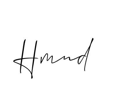 Make a short Hmnd signature style. Manage your documents anywhere anytime using Allison_Script. Create and add eSignatures, submit forms, share and send files easily. Hmnd signature style 2 images and pictures png