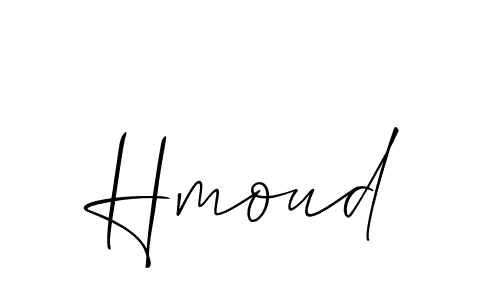 Best and Professional Signature Style for Hmoud. Allison_Script Best Signature Style Collection. Hmoud signature style 2 images and pictures png