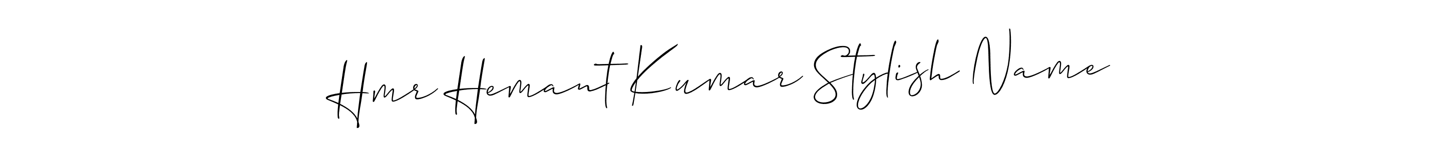 How to make Hmr Hemant Kumar Stylish Name signature? Allison_Script is a professional autograph style. Create handwritten signature for Hmr Hemant Kumar Stylish Name name. Hmr Hemant Kumar Stylish Name signature style 2 images and pictures png