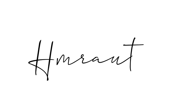 Allison_Script is a professional signature style that is perfect for those who want to add a touch of class to their signature. It is also a great choice for those who want to make their signature more unique. Get Hmraut name to fancy signature for free. Hmraut signature style 2 images and pictures png