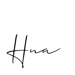 Also You can easily find your signature by using the search form. We will create Hna name handwritten signature images for you free of cost using Allison_Script sign style. Hna signature style 2 images and pictures png