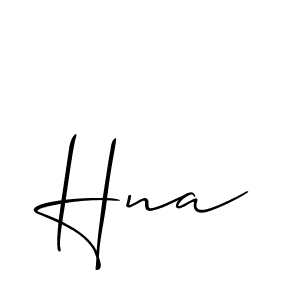 Best and Professional Signature Style for Hna. Allison_Script Best Signature Style Collection. Hna signature style 2 images and pictures png