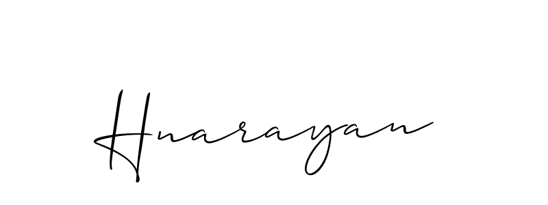 Hnarayan stylish signature style. Best Handwritten Sign (Allison_Script) for my name. Handwritten Signature Collection Ideas for my name Hnarayan. Hnarayan signature style 2 images and pictures png