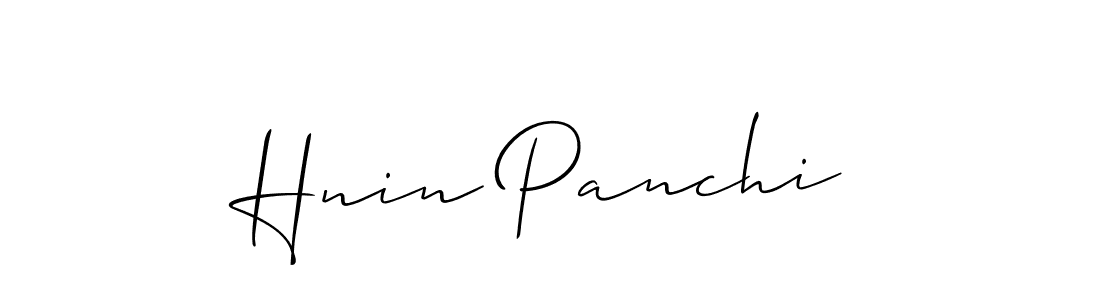 Once you've used our free online signature maker to create your best signature Allison_Script style, it's time to enjoy all of the benefits that Hnin Panchi name signing documents. Hnin Panchi signature style 2 images and pictures png