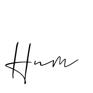 Best and Professional Signature Style for Hnm. Allison_Script Best Signature Style Collection. Hnm signature style 2 images and pictures png