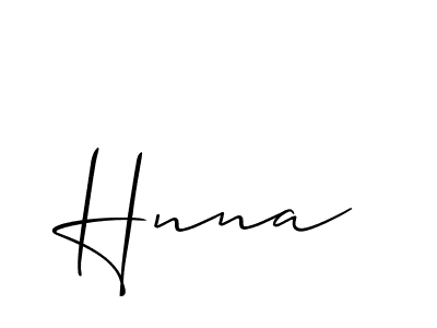 How to Draw Hnna signature style? Allison_Script is a latest design signature styles for name Hnna. Hnna signature style 2 images and pictures png