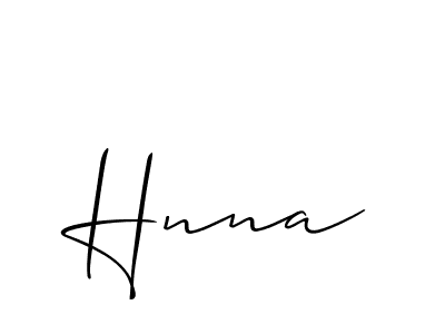 How to Draw Hnna signature style? Allison_Script is a latest design signature styles for name Hnna. Hnna signature style 2 images and pictures png