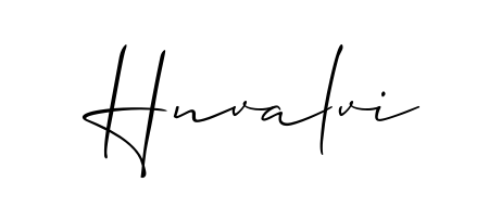 A sleek calligraphic signature for name Hnvalvi utilizing Allison_Script styling. Great for adding personal signatures to photos and art. Hnvalvi signature style 2 images and pictures png