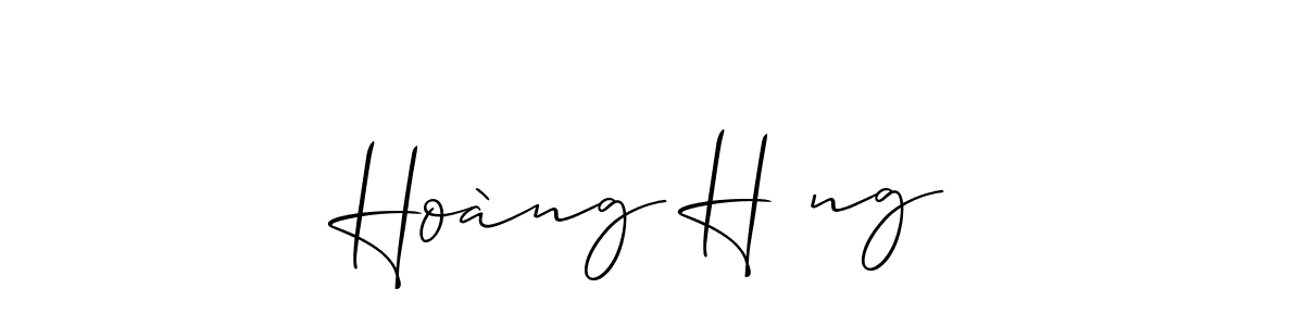 Check out images of Autograph of Hoàng Hưng name. Actor Hoàng Hưng Signature Style. Allison_Script is a professional sign style online. Hoàng Hưng signature style 2 images and pictures png