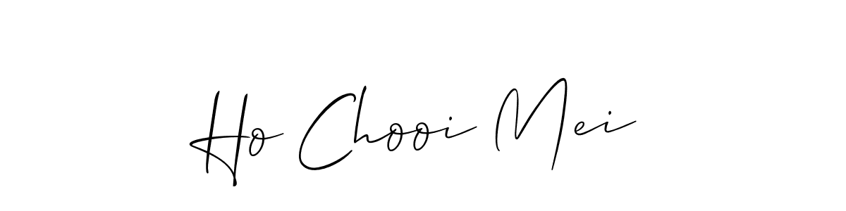 Make a short Ho Chooi Mei signature style. Manage your documents anywhere anytime using Allison_Script. Create and add eSignatures, submit forms, share and send files easily. Ho Chooi Mei signature style 2 images and pictures png