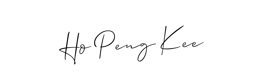 Best and Professional Signature Style for Ho Peng Kee. Allison_Script Best Signature Style Collection. Ho Peng Kee signature style 2 images and pictures png