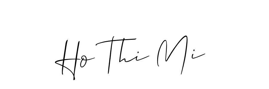 Design your own signature with our free online signature maker. With this signature software, you can create a handwritten (Allison_Script) signature for name Ho Thi Mi. Ho Thi Mi signature style 2 images and pictures png