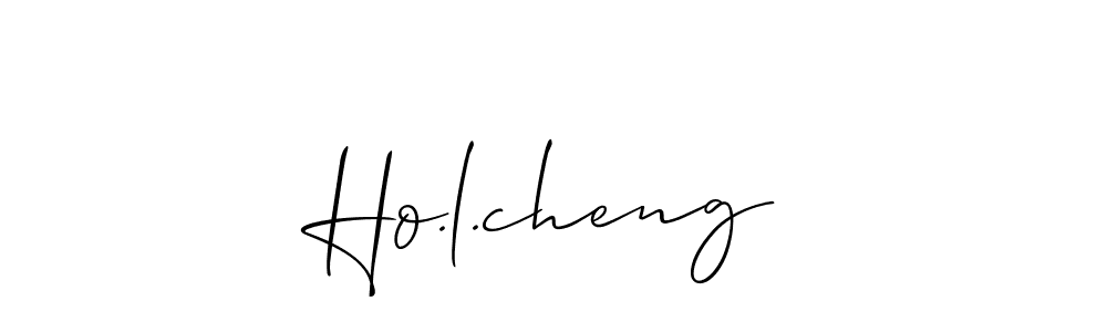 Similarly Allison_Script is the best handwritten signature design. Signature creator online .You can use it as an online autograph creator for name Ho.l.cheng. Ho.l.cheng signature style 2 images and pictures png