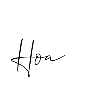 Once you've used our free online signature maker to create your best signature Allison_Script style, it's time to enjoy all of the benefits that Hoa name signing documents. Hoa signature style 2 images and pictures png