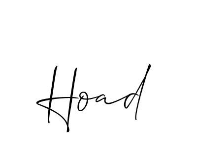 Once you've used our free online signature maker to create your best signature Allison_Script style, it's time to enjoy all of the benefits that Hoad name signing documents. Hoad signature style 2 images and pictures png