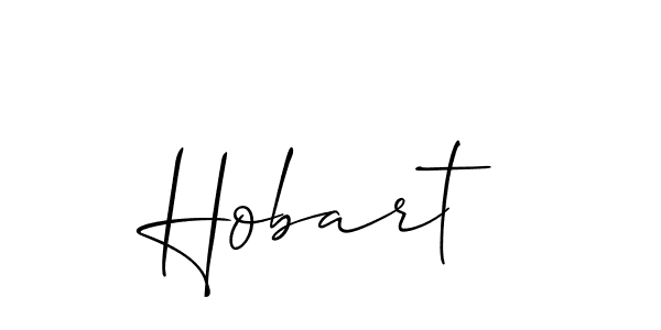 Best and Professional Signature Style for Hobart. Allison_Script Best Signature Style Collection. Hobart signature style 2 images and pictures png