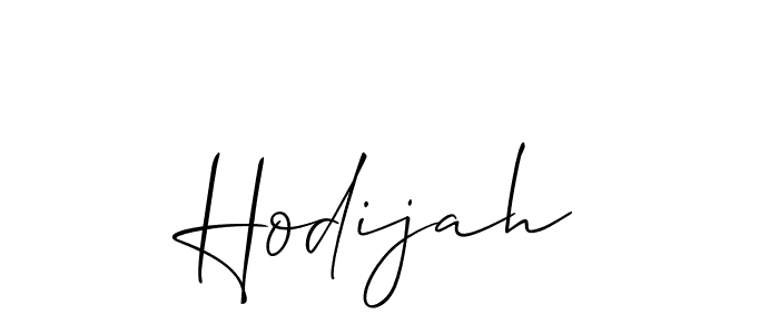 Similarly Allison_Script is the best handwritten signature design. Signature creator online .You can use it as an online autograph creator for name Hodijah. Hodijah signature style 2 images and pictures png