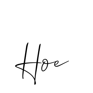 Also You can easily find your signature by using the search form. We will create Hoe name handwritten signature images for you free of cost using Allison_Script sign style. Hoe signature style 2 images and pictures png