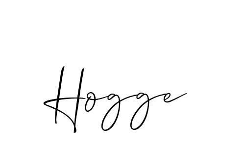 How to make Hogge name signature. Use Allison_Script style for creating short signs online. This is the latest handwritten sign. Hogge signature style 2 images and pictures png