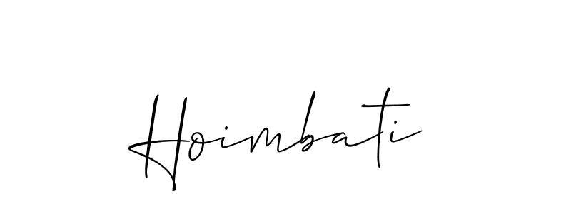 Make a beautiful signature design for name Hoimbati. Use this online signature maker to create a handwritten signature for free. Hoimbati signature style 2 images and pictures png