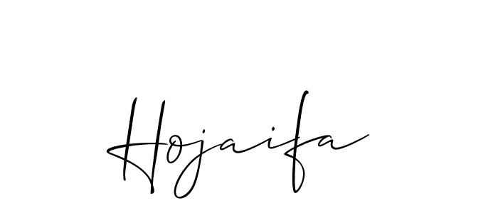 Make a beautiful signature design for name Hojaifa. With this signature (Allison_Script) style, you can create a handwritten signature for free. Hojaifa signature style 2 images and pictures png