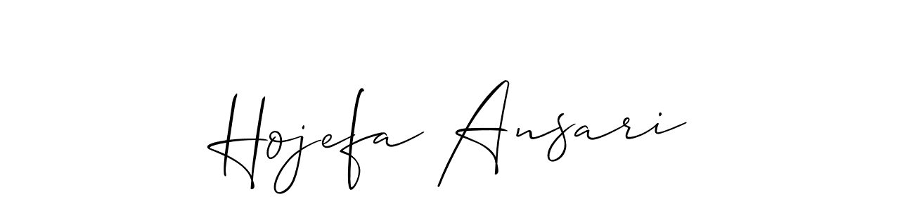 Once you've used our free online signature maker to create your best signature Allison_Script style, it's time to enjoy all of the benefits that Hojefa Ansari name signing documents. Hojefa Ansari signature style 2 images and pictures png