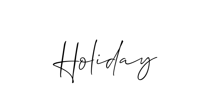 Best and Professional Signature Style for Holiday. Allison_Script Best Signature Style Collection. Holiday signature style 2 images and pictures png