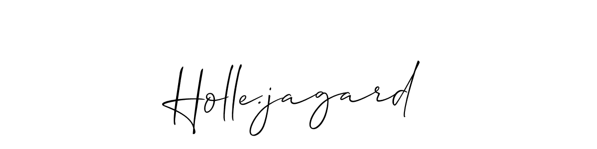 You should practise on your own different ways (Allison_Script) to write your name (Holle.jagard) in signature. don't let someone else do it for you. Holle.jagard signature style 2 images and pictures png