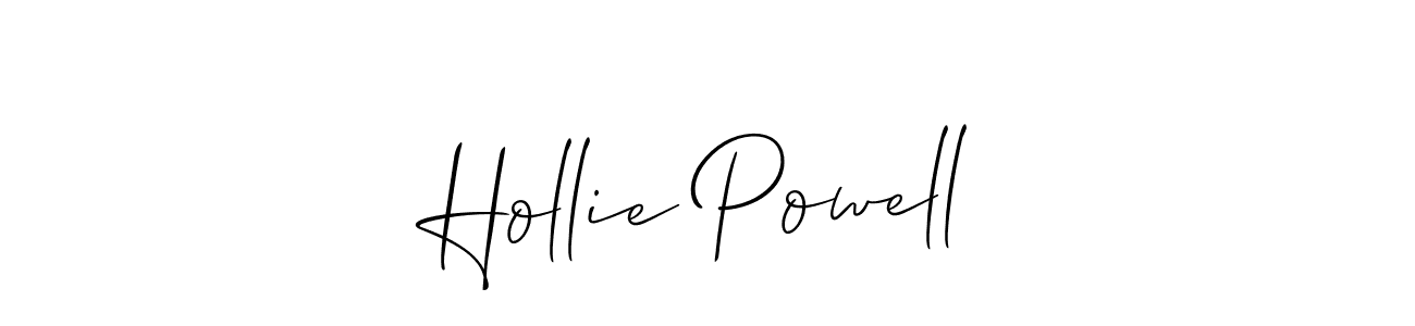 This is the best signature style for the Hollie Powell name. Also you like these signature font (Allison_Script). Mix name signature. Hollie Powell signature style 2 images and pictures png