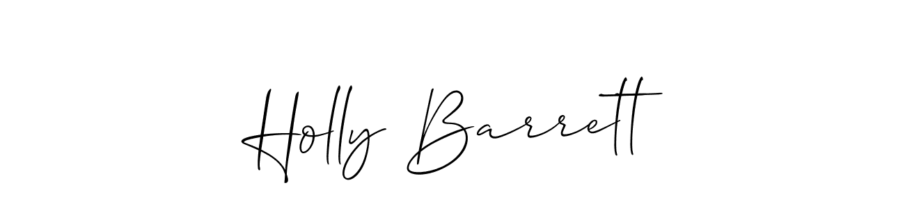 This is the best signature style for the Holly Barrett name. Also you like these signature font (Allison_Script). Mix name signature. Holly Barrett signature style 2 images and pictures png