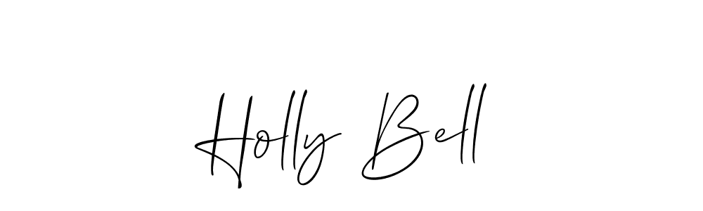 if you are searching for the best signature style for your name Holly Bell. so please give up your signature search. here we have designed multiple signature styles  using Allison_Script. Holly Bell signature style 2 images and pictures png