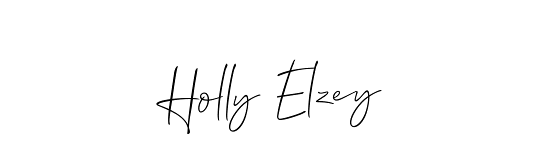 if you are searching for the best signature style for your name Holly Elzey. so please give up your signature search. here we have designed multiple signature styles  using Allison_Script. Holly Elzey signature style 2 images and pictures png