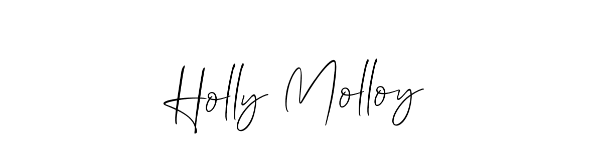Design your own signature with our free online signature maker. With this signature software, you can create a handwritten (Allison_Script) signature for name Holly Molloy. Holly Molloy signature style 2 images and pictures png