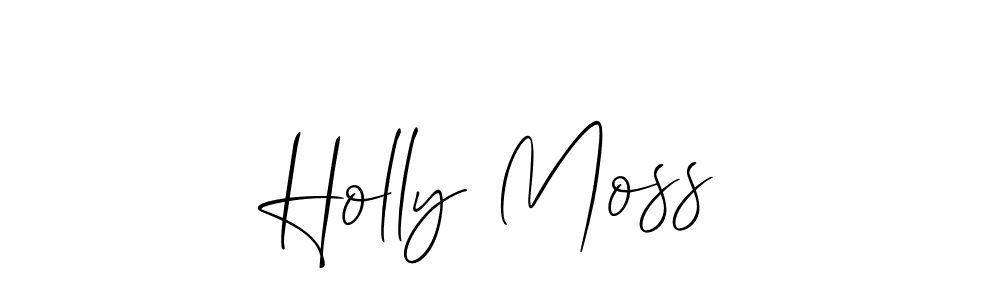 if you are searching for the best signature style for your name Holly Moss. so please give up your signature search. here we have designed multiple signature styles  using Allison_Script. Holly Moss signature style 2 images and pictures png
