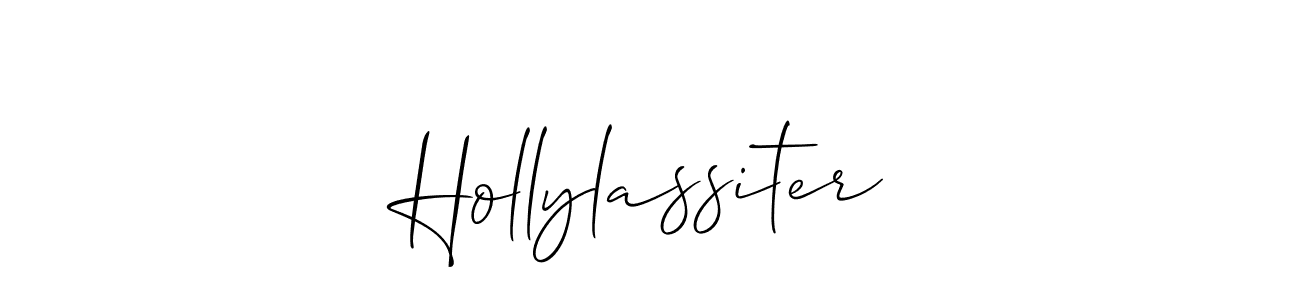 Once you've used our free online signature maker to create your best signature Allison_Script style, it's time to enjoy all of the benefits that Hollylassiter name signing documents. Hollylassiter signature style 2 images and pictures png