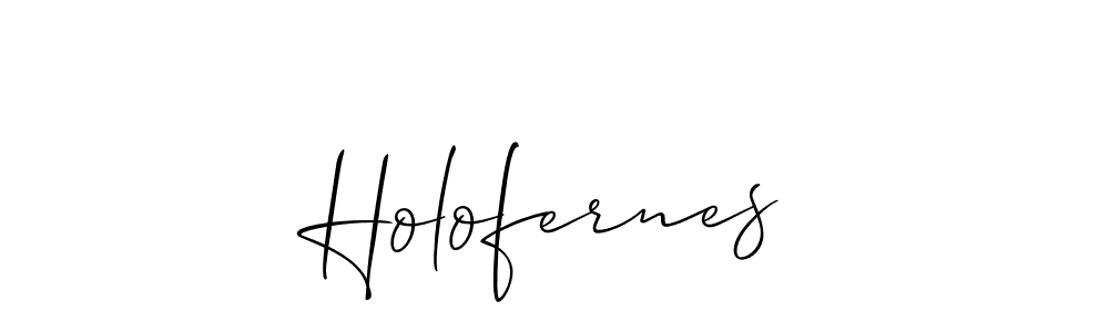 Also we have Holofernes name is the best signature style. Create professional handwritten signature collection using Allison_Script autograph style. Holofernes signature style 2 images and pictures png