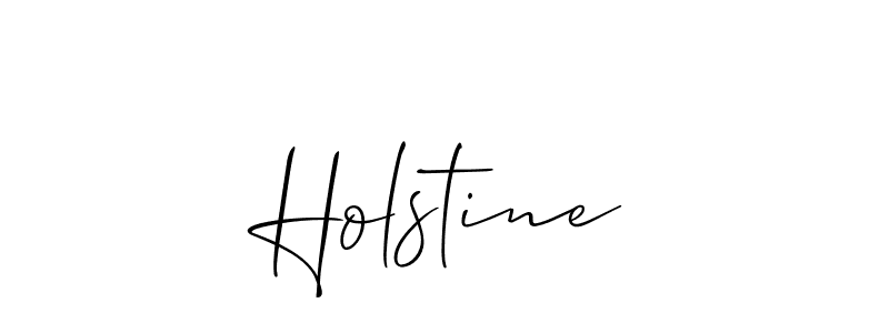 Make a beautiful signature design for name Holstine. With this signature (Allison_Script) style, you can create a handwritten signature for free. Holstine signature style 2 images and pictures png