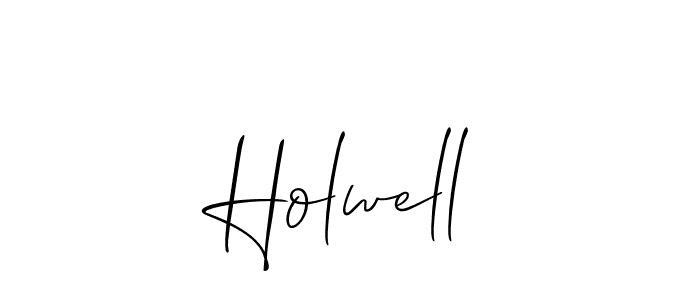 Similarly Allison_Script is the best handwritten signature design. Signature creator online .You can use it as an online autograph creator for name Holwell. Holwell signature style 2 images and pictures png