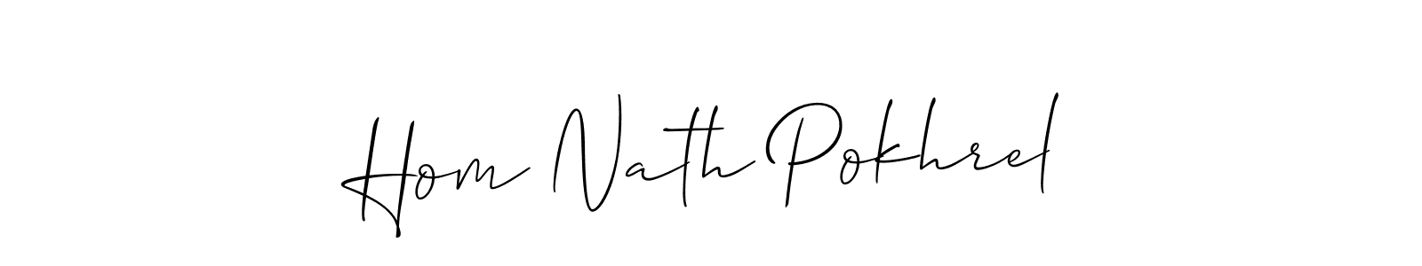 You can use this online signature creator to create a handwritten signature for the name Hom Nath Pokhrel. This is the best online autograph maker. Hom Nath Pokhrel signature style 2 images and pictures png