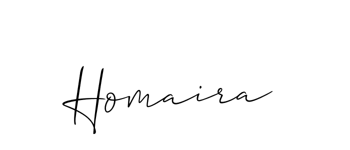 You should practise on your own different ways (Allison_Script) to write your name (Homaira) in signature. don't let someone else do it for you. Homaira signature style 2 images and pictures png