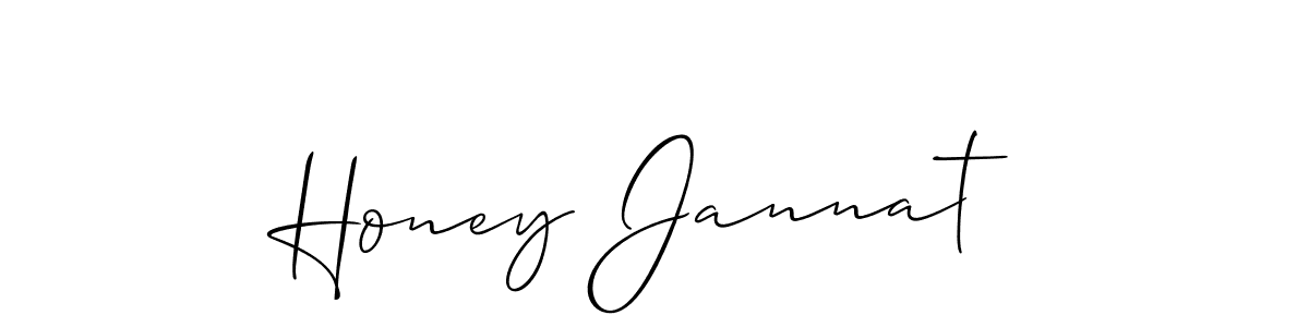 if you are searching for the best signature style for your name Honey Jannat. so please give up your signature search. here we have designed multiple signature styles  using Allison_Script. Honey Jannat signature style 2 images and pictures png