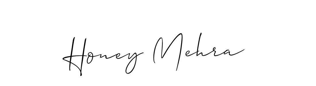 Best and Professional Signature Style for Honey Mehra. Allison_Script Best Signature Style Collection. Honey Mehra signature style 2 images and pictures png