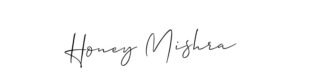 Similarly Allison_Script is the best handwritten signature design. Signature creator online .You can use it as an online autograph creator for name Honey Mishra. Honey Mishra signature style 2 images and pictures png