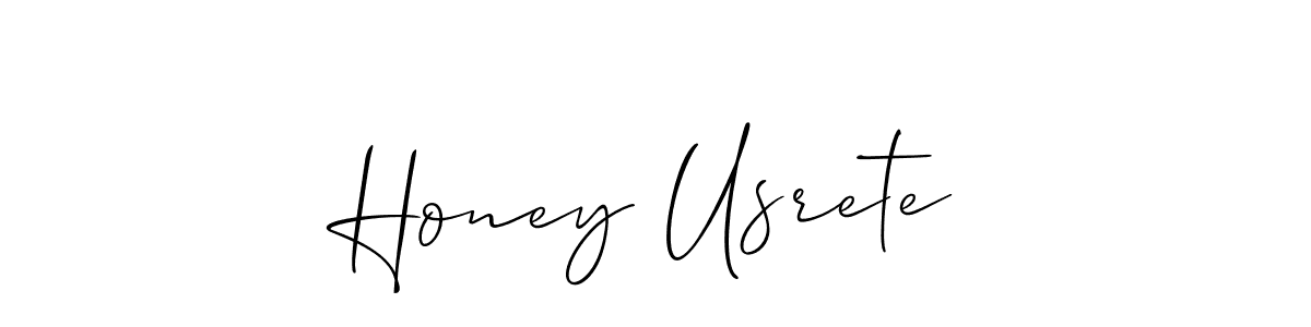 Best and Professional Signature Style for Honey Usrete. Allison_Script Best Signature Style Collection. Honey Usrete signature style 2 images and pictures png