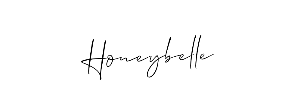 Similarly Allison_Script is the best handwritten signature design. Signature creator online .You can use it as an online autograph creator for name Honeybelle. Honeybelle signature style 2 images and pictures png