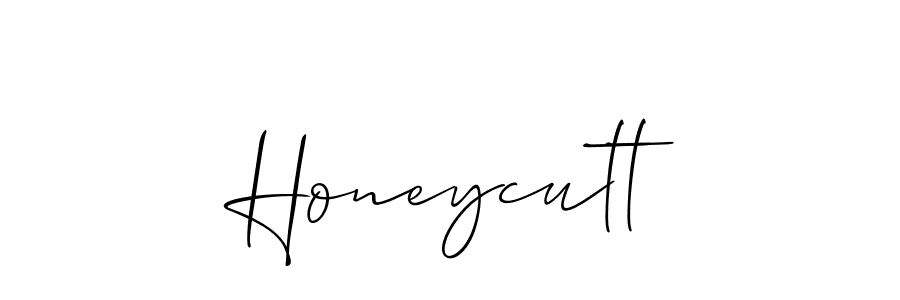 Also we have Honeycutt name is the best signature style. Create professional handwritten signature collection using Allison_Script autograph style. Honeycutt signature style 2 images and pictures png