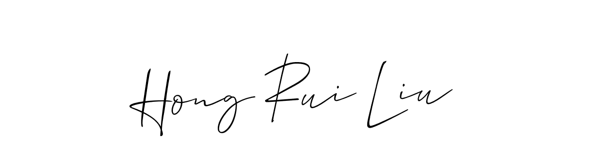 Here are the top 10 professional signature styles for the name Hong Rui Liu. These are the best autograph styles you can use for your name. Hong Rui Liu signature style 2 images and pictures png